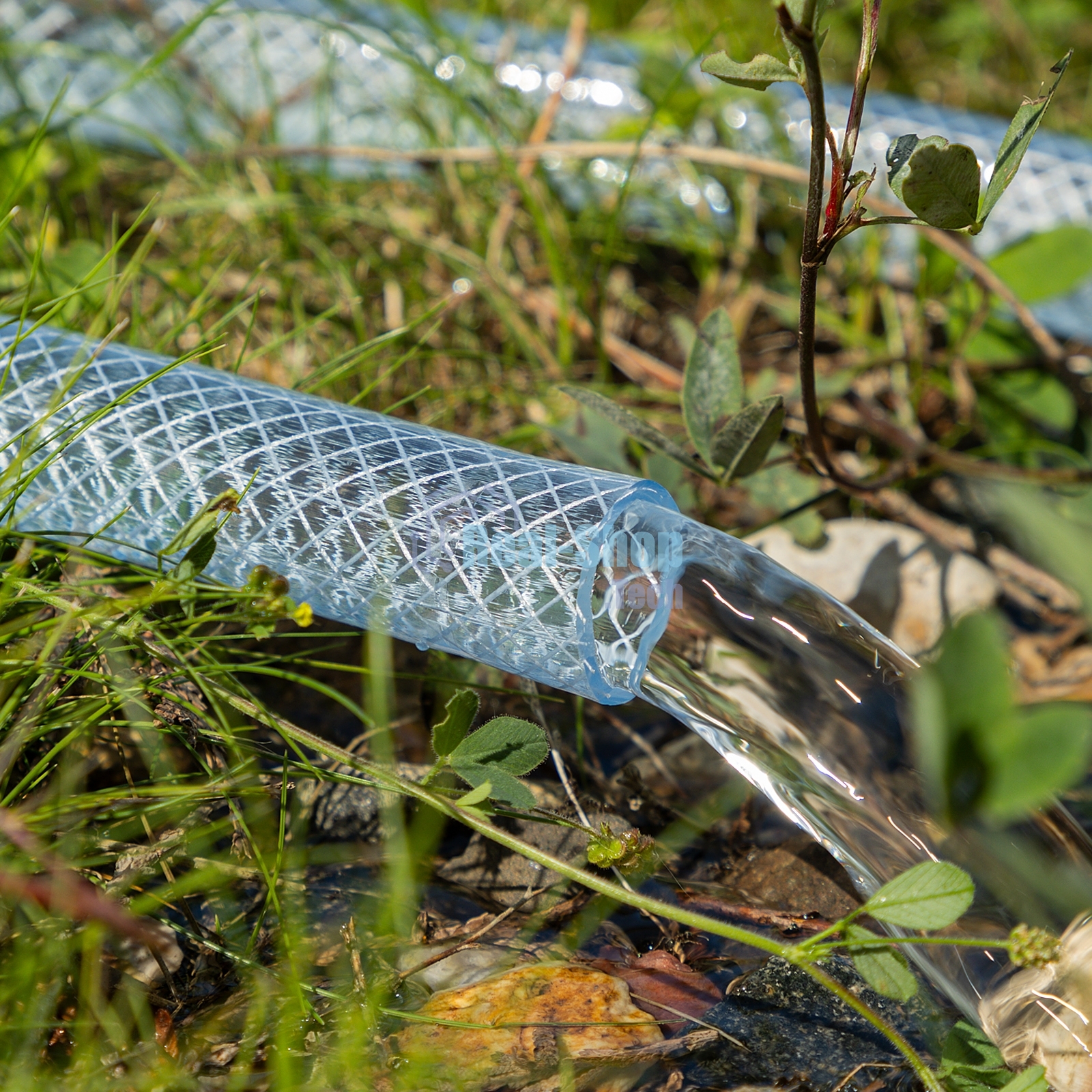 Шланг поливочный Palisad прозрачный армированный 3-х слойный, 3/4