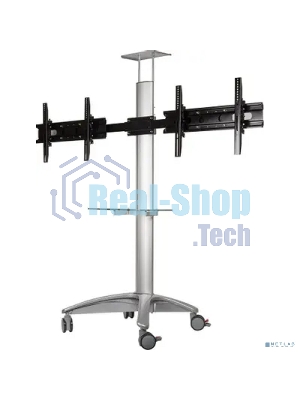 Arm media PT-STAND-15 (состоит из 2-х частей) black 1 шт/уп. Моб. стойка напол. для 2-х TV 26