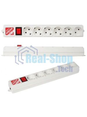 Фильтр-удл. Power Cube PC 3м 5р, зел. 10А/2,2кВт