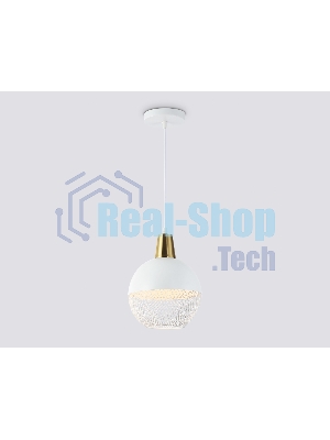 Светильник Ambrella light TR8502 WH/CP белый/медь E27 max 60W D200*1000