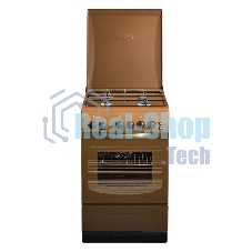 Плита газовая Gefest ПГ 3200-05 К19 коричневый, конфорок 4 шт, духовка 44 л, 50 см x 85 см x 57 см