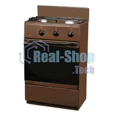 Плита газовая Flama CG 3202 B коричневый, конфорок 2 шт, духовка 30 л, 50 см x 85 см x 35 см