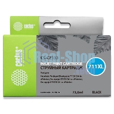 Картридж струйный Cactus CS-CZ133 №711 черный (73 мл) для HP DesignJet T120/T520