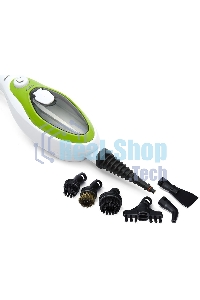 Швабра паровая Kitfort KT-1004-2 1500Вт зеленый/белый
