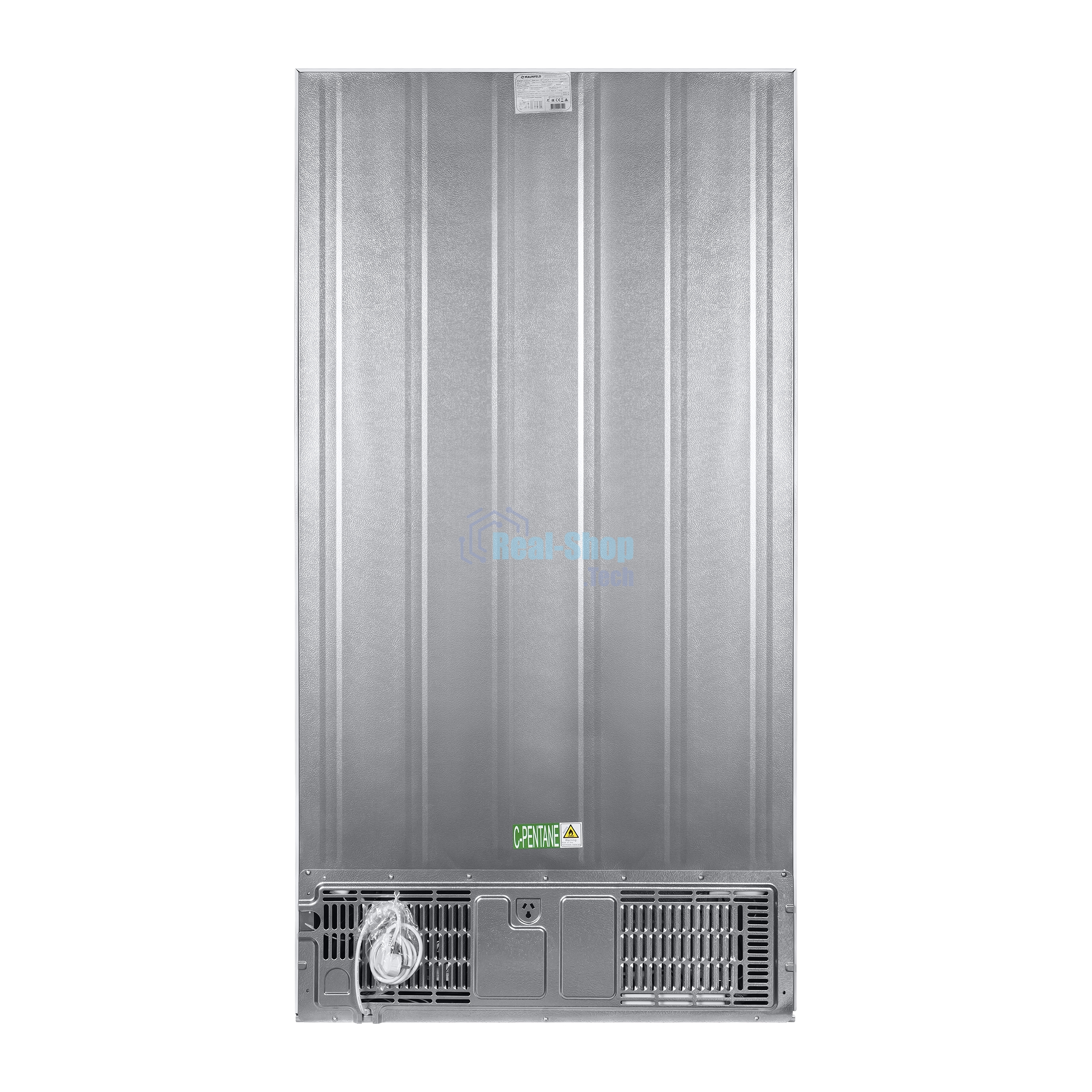 Холодильник Maunfeld MFF177NFW белый глянец двухкамерный 263/170л морозилка сбоку, No Frost, Side by Side