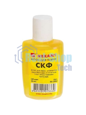 Флюс для пайки Rexant СКФ спирто-канифольный 30 мл