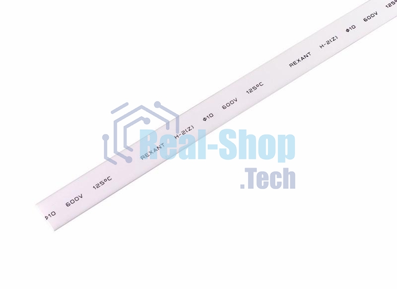 Трубка термоусадочная Rexant 21-0001 10.0/5.0 1 м белый