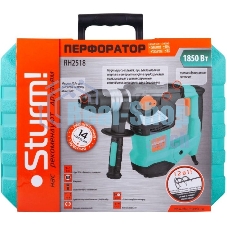 Перфоратор Sturm RH2518 1850Вт SDS+ 36мм 750об/мин 5Дж 3 режима кейс