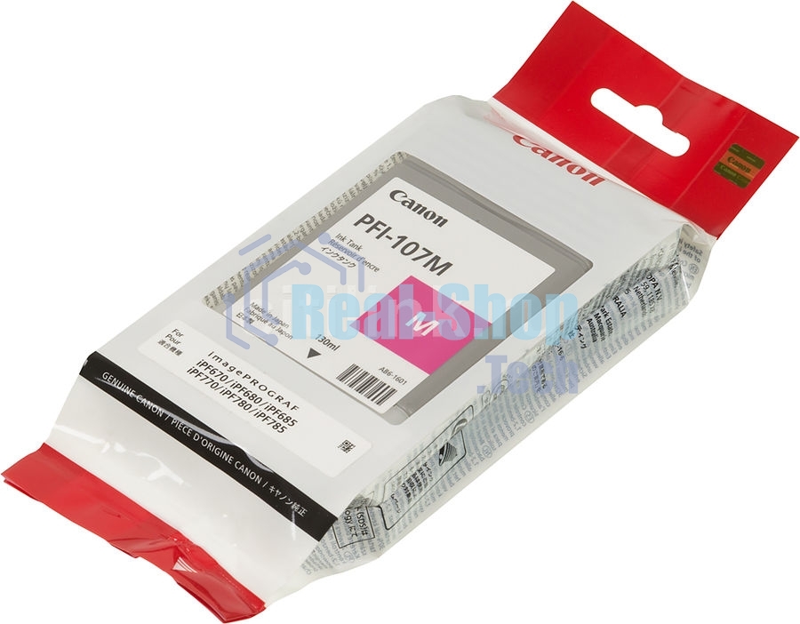 Картридж струйный Canon PFI-107M (6707B001) пурпурный (130 мл) для Canon iP F680/685/780/785