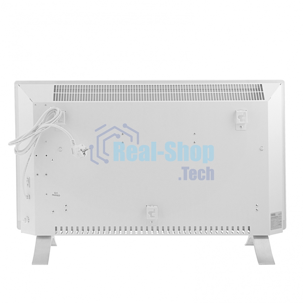 Конвектор Denzel OptiPrime-2000 белый, 2000 Вт, 25 м2, термостат, дисплей, WiFi