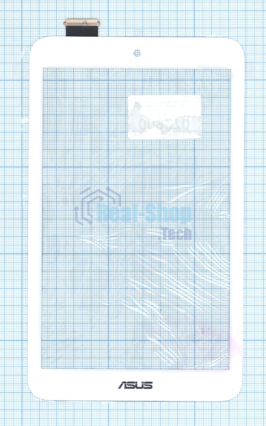 Сенсорное стекло (тачскрин) для Asus MeMO Pad 8 (ME180A) белое