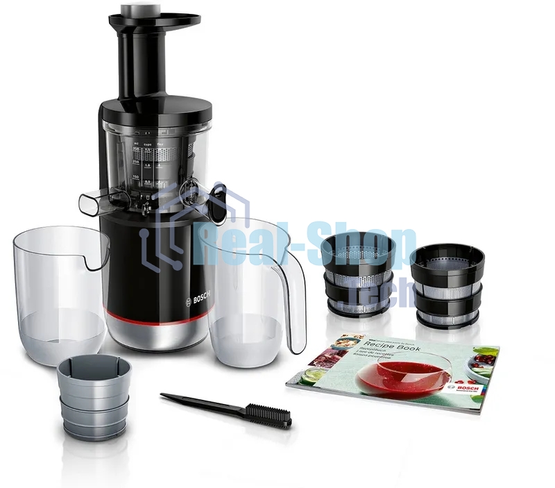 Соковыжималка шнековая Bosch MESM731M черный