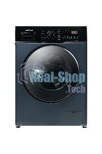 Стирально-сушильная машина Бирюса WMD-SM812/03 W перламутровый синий, загрузка фронтальная 8 кг, 1200 об/мин, класс: А+++