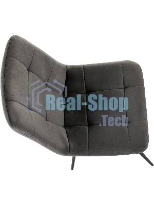 Стул для дома Бюрократ CH-K1_2 комплект 2 шт т. серый Holland 18 металл черный на ножках