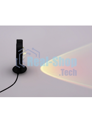 Атмосферная светодиодная настольная лампа Ambrella light DE8383 BK черный LED RGB 3W (ПДУ RGB)