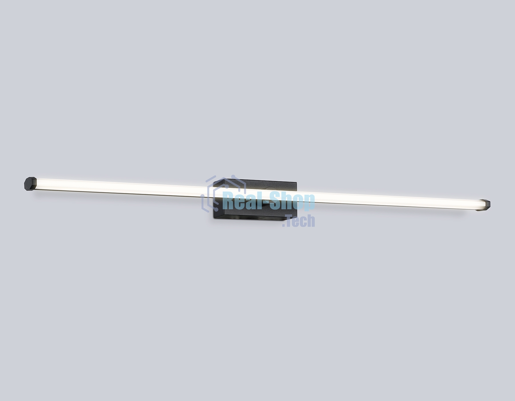Настенный светодиодный светильник Ambrella light FL6122 BK черный 14W 3000K-6400K 610*45*80