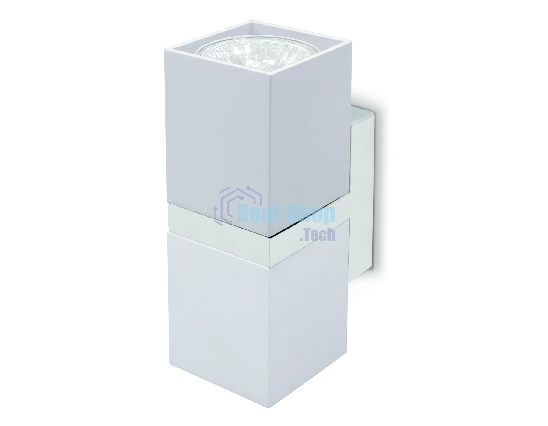 Настенный светильник FW245/2 WH/CH белый/хром GU10*2 max 12W 155*61*80
