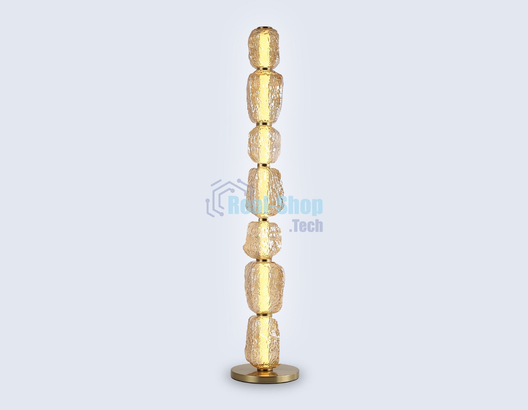 Светильник Ambrella light LH30112 SB/TI бронза/янтарь 35W 3000K D260*1325