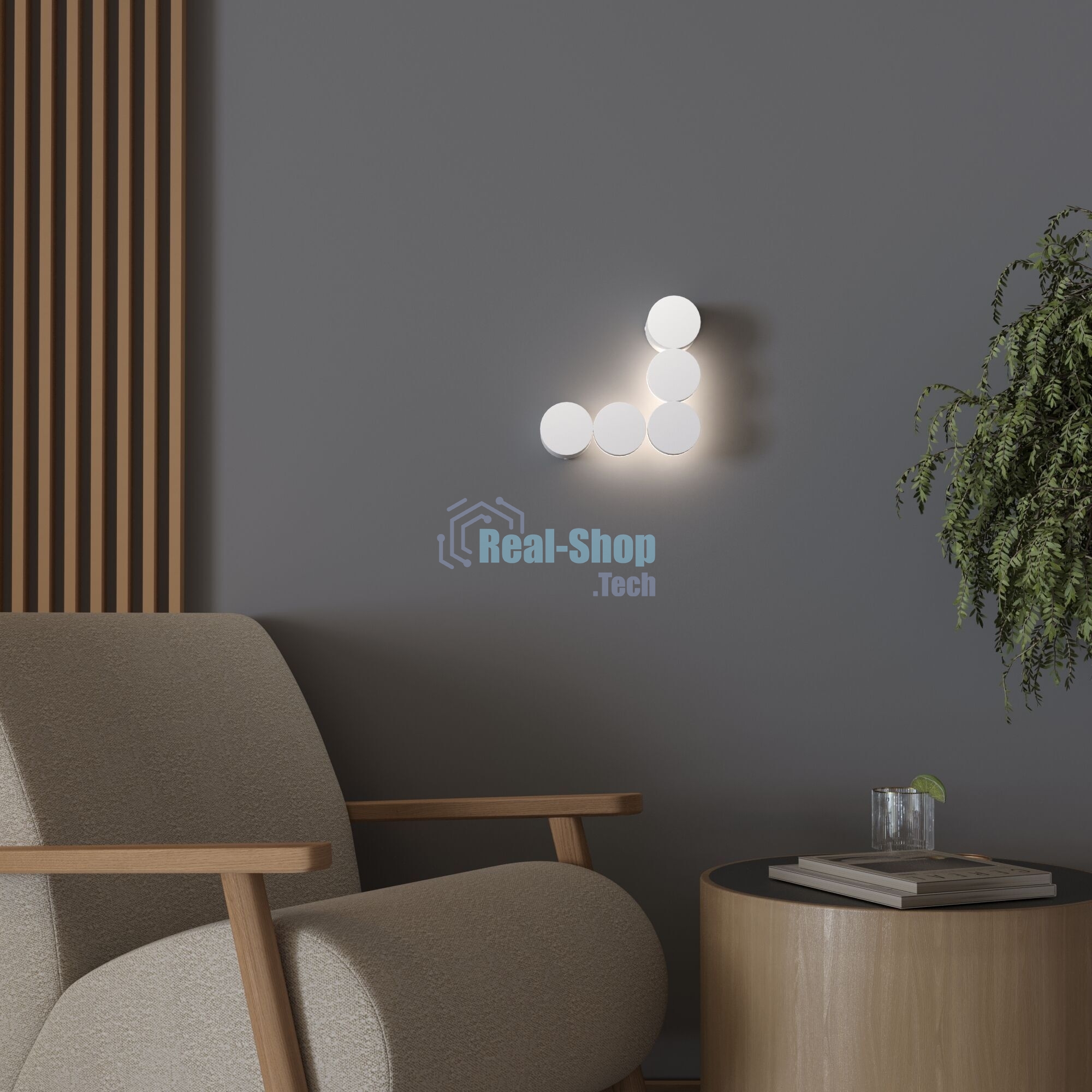 40130/LED/ Светильник настенный светодиодный Brioni белый