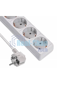 Сетевой фильтр Buro 500SL-1.5-G 1.5 м (5 розеток) серый (пакет ПЭ)