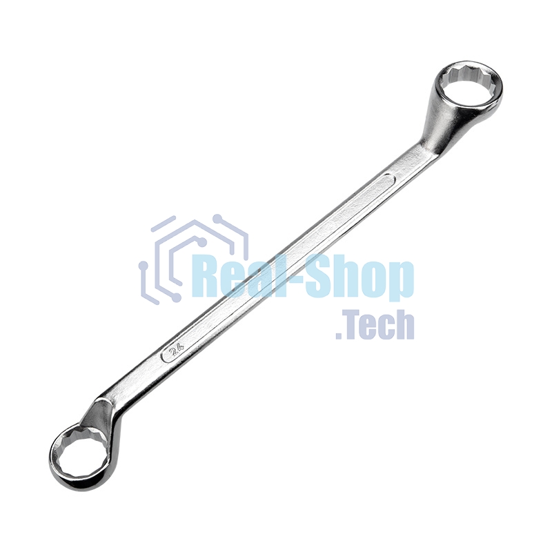 Ключ накидной коленчатый Rexant 24х27 мм, хром