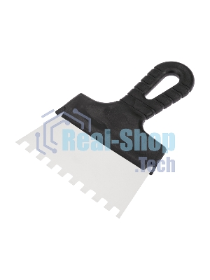 Шпатель фасадный Rexant 150 мм зуб 8х8 нержавеющая сталь, пластмассовая рукоятка