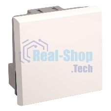 Выключатель одноклавишный (на 2 модуля) ПРАЙМЕР белый