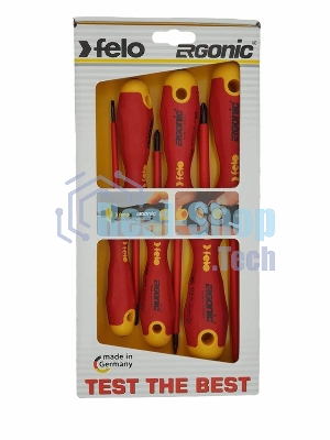 Набор отверток FELO 41396198 набор диэлектрических отверток ergonic 6шт