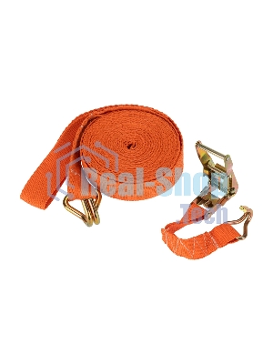 Стяжка для груза Rexant багажная с крюками, с храповым механизмом, 10х0.038 м