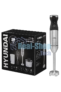 Блендер погружной Hyundai HYB-H3824 800Вт серебристый/черный