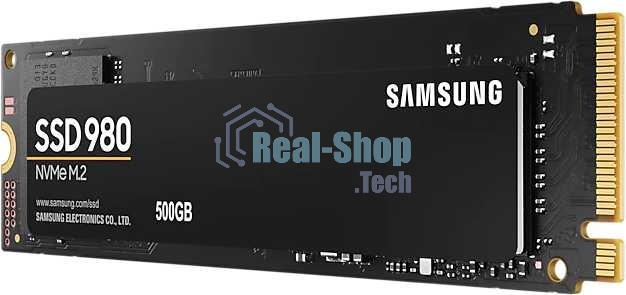 Накопитель SSD Samsung 980 MZ-V8V500BW, 500Gb, PCIe 3.0 x4, M.2 2280, NVMe, R/W 3100/2600