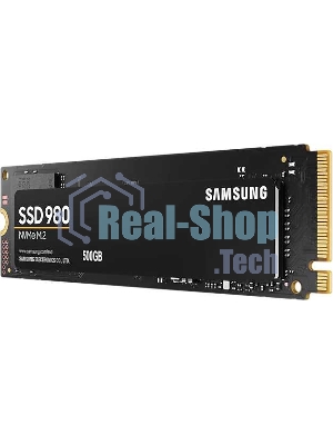 Накопитель SSD Samsung 980 MZ-V8V500BW, 500Gb, PCIe 3.0 x4, M.2 2280, NVMe, R/W 3100/2600