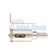 Сверло алмазное Matrix по керамограниту, 28 х 67 мм, 3-гранный хвостовик