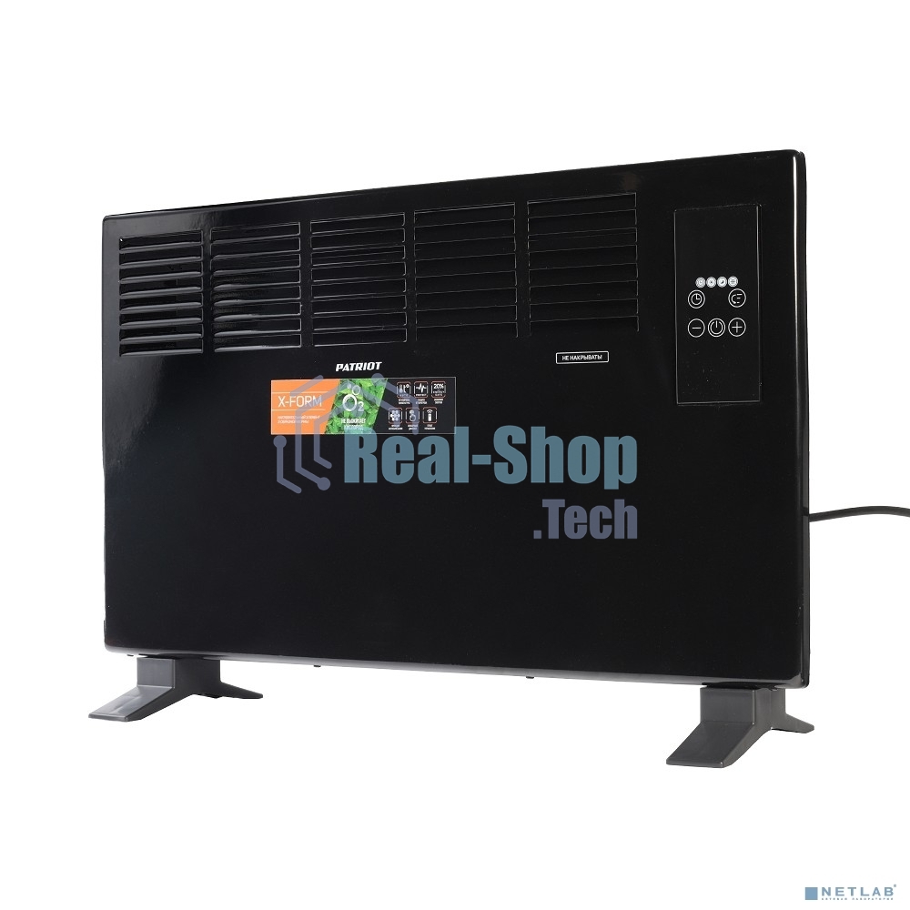 Конвектор Patriot PT-C 20 E черный, 2000 Вт, 20 м2, термостат, дисплей