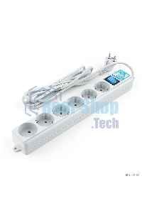 Фильтр-удлинитель PowerCube PRO (SPL(5+1)-16B-P-5М) 5.0 м, LC контур - подавление В/Ч помех, 16А/3,5 кВт