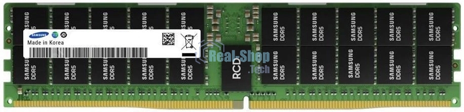 Оперативная память Samsung, DDR5, 64GB (1x64GB), 4800MHz, CL40, ECC, RDIMM, OEM