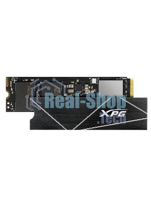 Накопитель SSD ADATA XPG BLADE S70, 4Tb, PCIe 4.0 x4, M.2 2280, NVMe, R/W 7400/6600, с радиатором