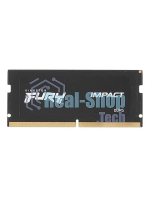 Оперативная память Kingston Fury Impact, DDR5, 16GB (1x16GB), 4800MHz, CL38, SO-DIMM