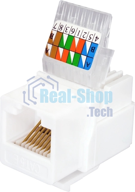 Модуль Suprlan 10-0312-1, Keystone RJ45 1 кат.5E UTP