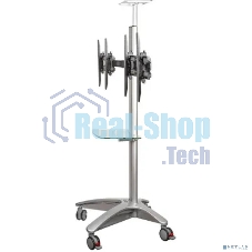 Arm media PT-STAND-15 (состоит из 2-х частей) black 1 шт/уп. Моб. стойка напол. для 2-х TV 26