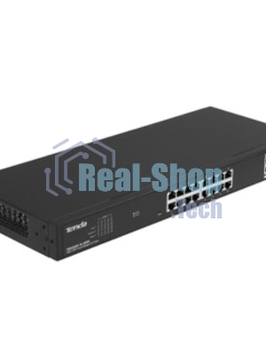 Коммутатор управляемый PoE Tenda TEG2220P-16-250W, 18 портов, 18x1 Гбит/с, SFP 2x1 Гбит/с, PoE 16x30Вт (до 230Вт)