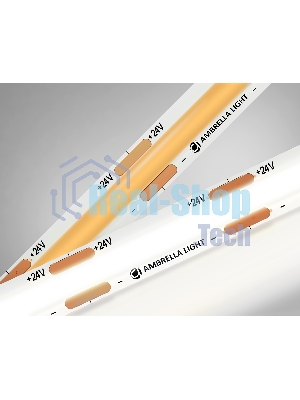 Светодиодная лента Ambrella light GS4652 COB 320Led/ 10W m/ 24V IP20 4500K/ 5000*8*1.54mm (2 конт.)