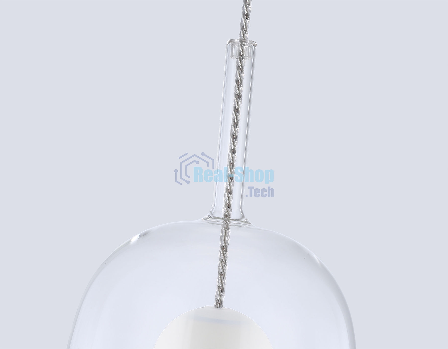 Подвесной светильник Ambrella light LH11121 BK/WH/CL черный/белый/прозрачный E27 max 60W D175*310