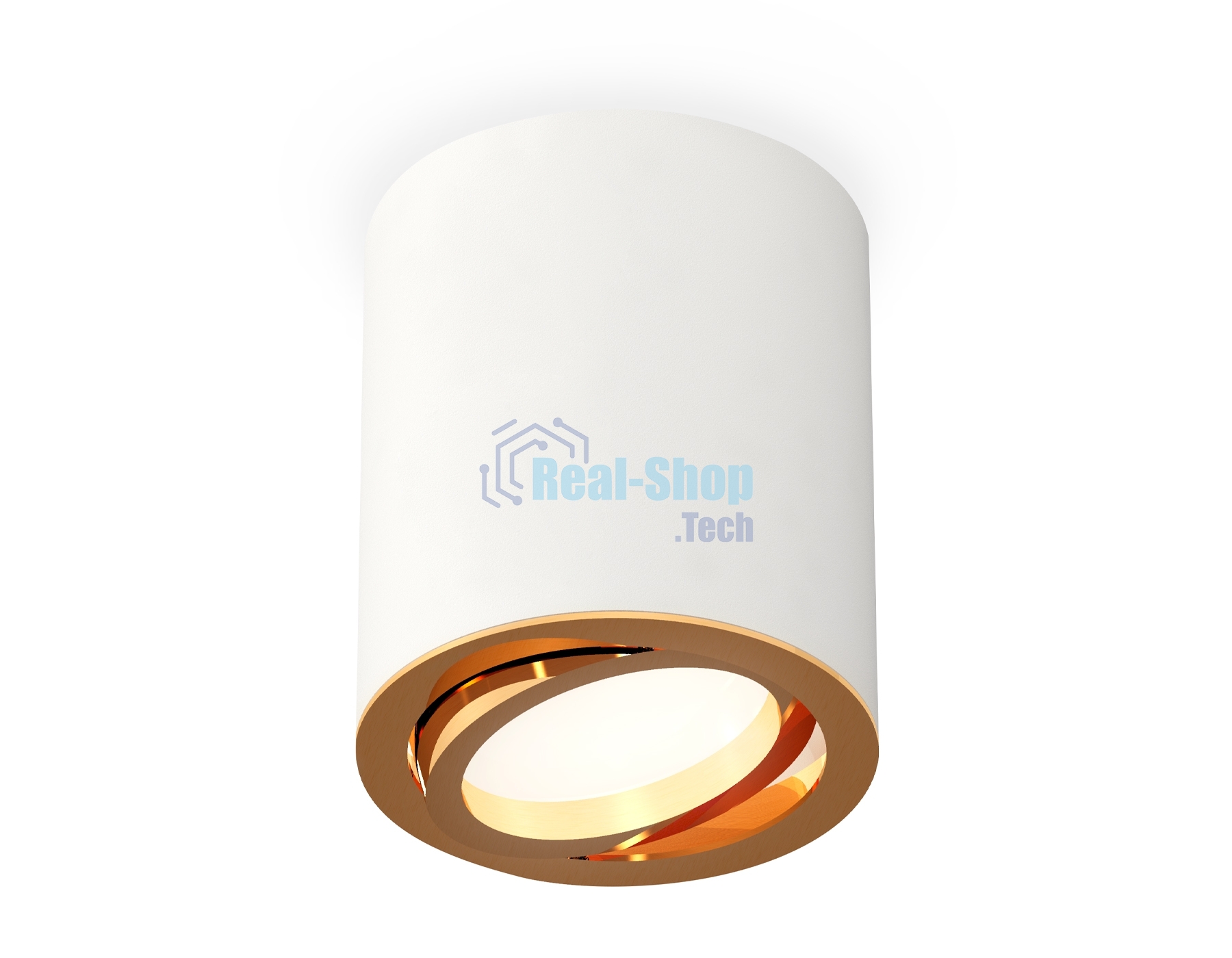 Светильник Ambrella Light XS7421003 SWH/PYG белый песок/золото желтое полированное MR16 GU5.3 (C7421, N7004)