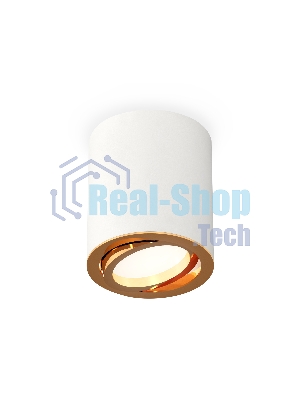 Светильник Ambrella Light XS7421003 SWH/PYG белый песок/золото желтое полированное MR16 GU5.3 (C7421, N7004)