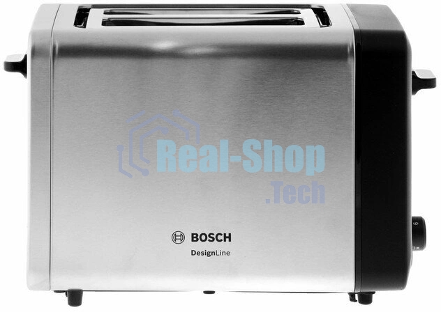 Тостер Bosch TAT4P420 нержавеющая сталь, 970 Вт, 2 слота