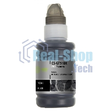 Чернила Cactus CS-GT51BK черный 100мл для HP Deskjet GT