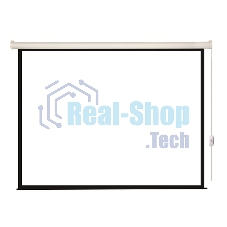 Экран с электроприводом Lumien Eco Control 153x203 см (раб. область 147х197 см) Matte White черная кайма по периметру 4:3