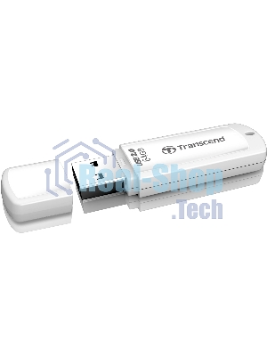 Флешка USB Transcend JetFlash 370 (TS64GJF370), 64Gb, USB 2.0, R/W 25/10, белый