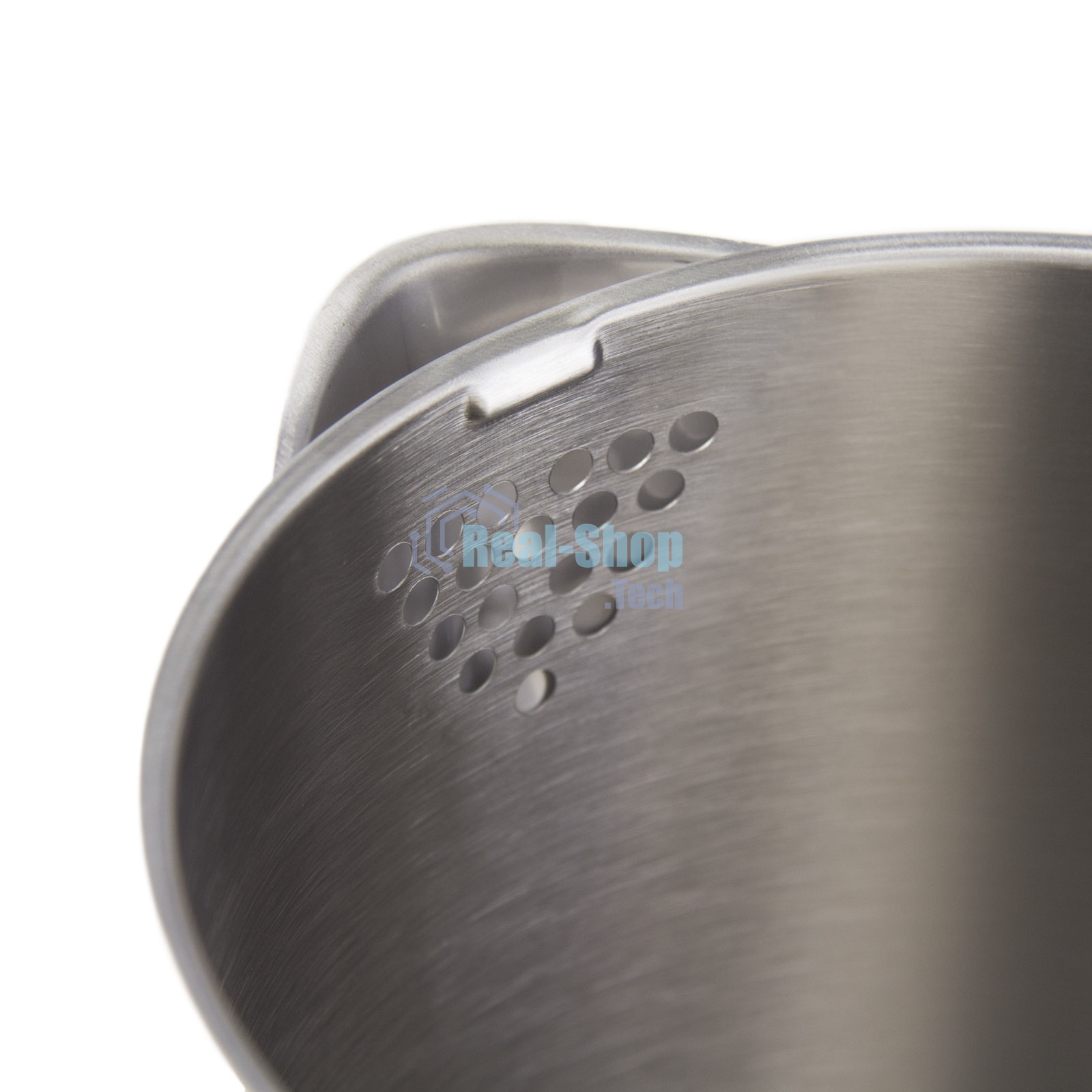 Чайник электрический Galaxy GL 0318, белый, пластик, 2000 Вт, 1,7 л